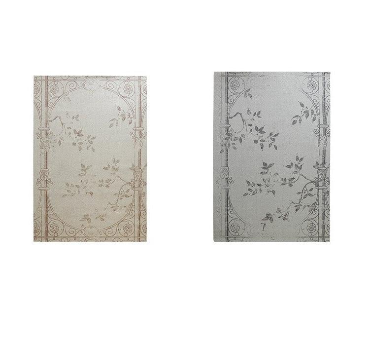 Aca Floral Wool Area Rug