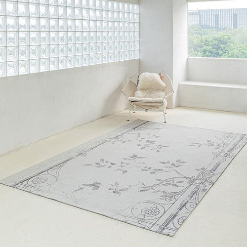 Aca Floral Wool Area Rug