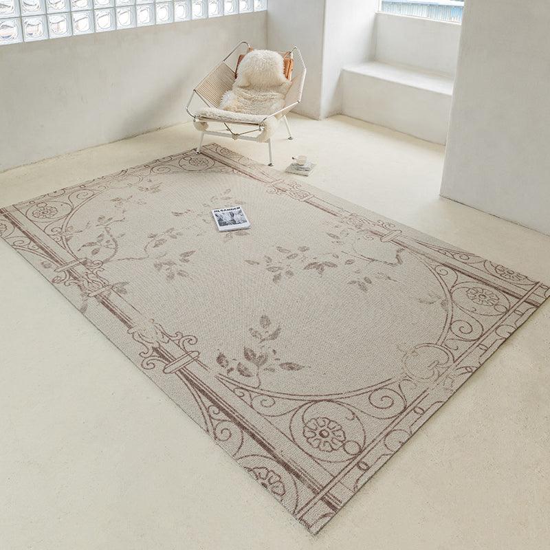 Aca Floral Wool Area Rug