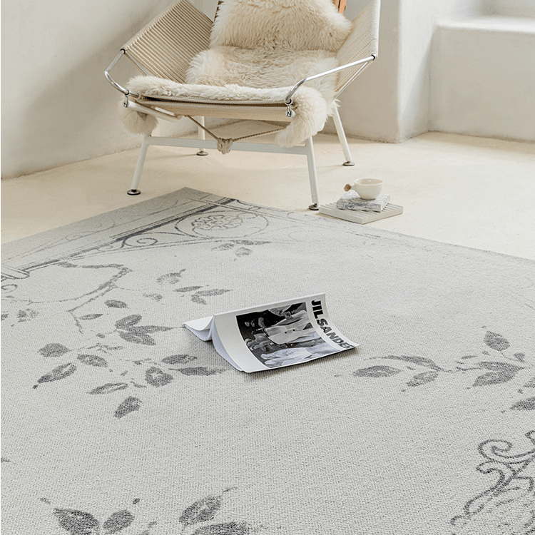 Aca Floral Wool Area Rug
