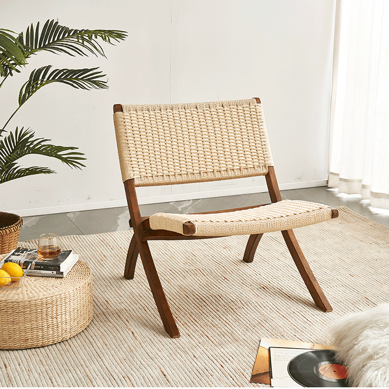Achmad Rattan Folding Chair