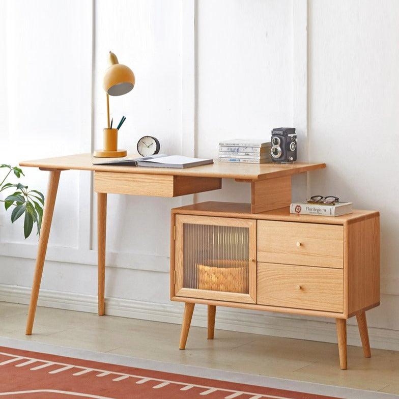 Adel Desk with Cabinet