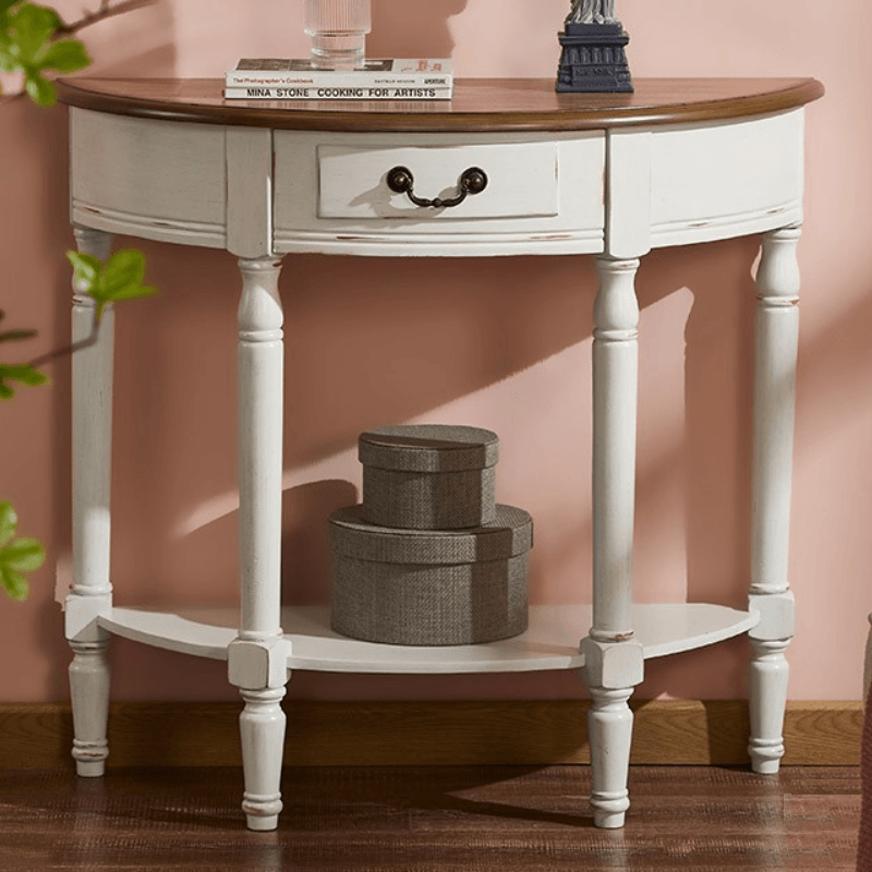 Alberta Semicircle Hallway Console Table