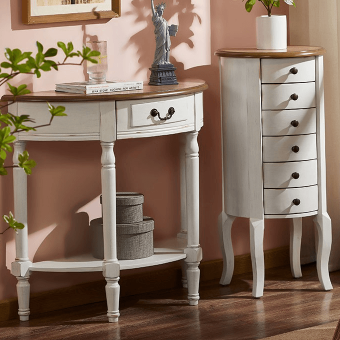 Alberta Semicircle Hallway Console Table