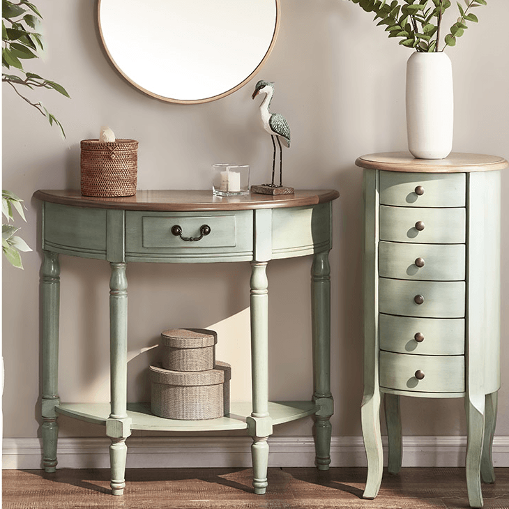 Alberta Semicircle Hallway Console Table