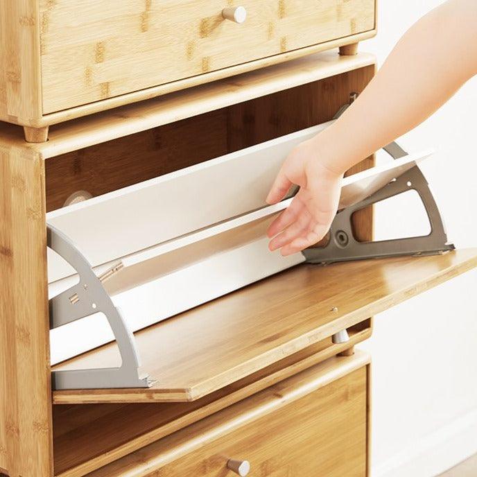Alf Bamboo Shoe Storage Cabinet