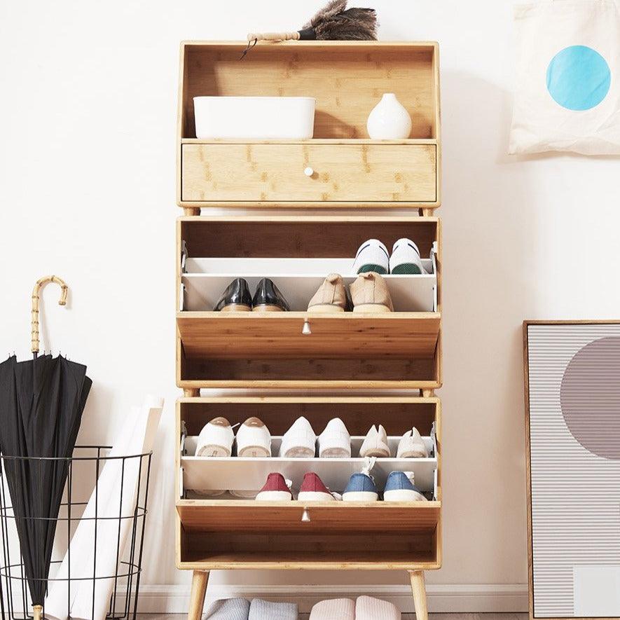 Alf Bamboo Shoe Storage Cabinet