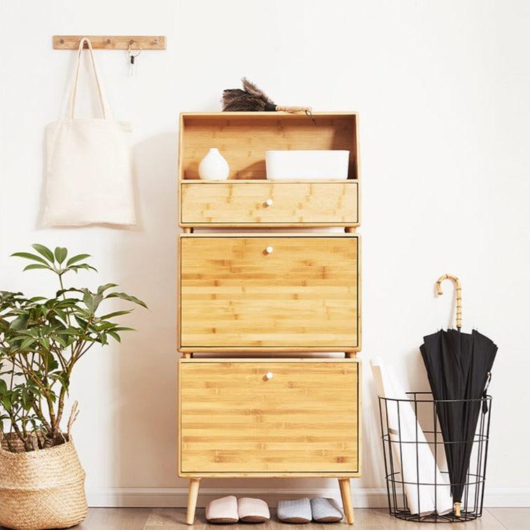 Alf Bamboo Shoe Storage Cabinet