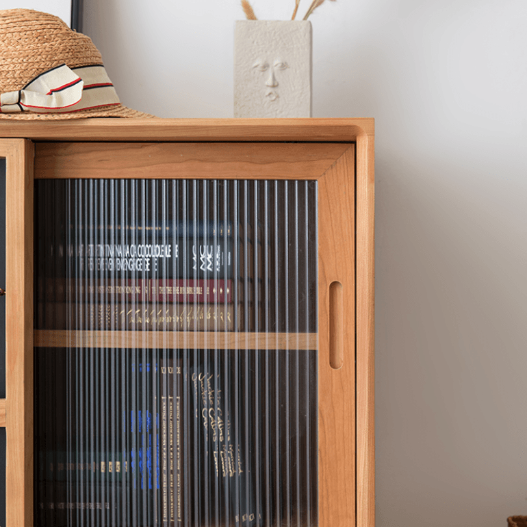 Anoushka Wood Bookcase With Chalkboard
