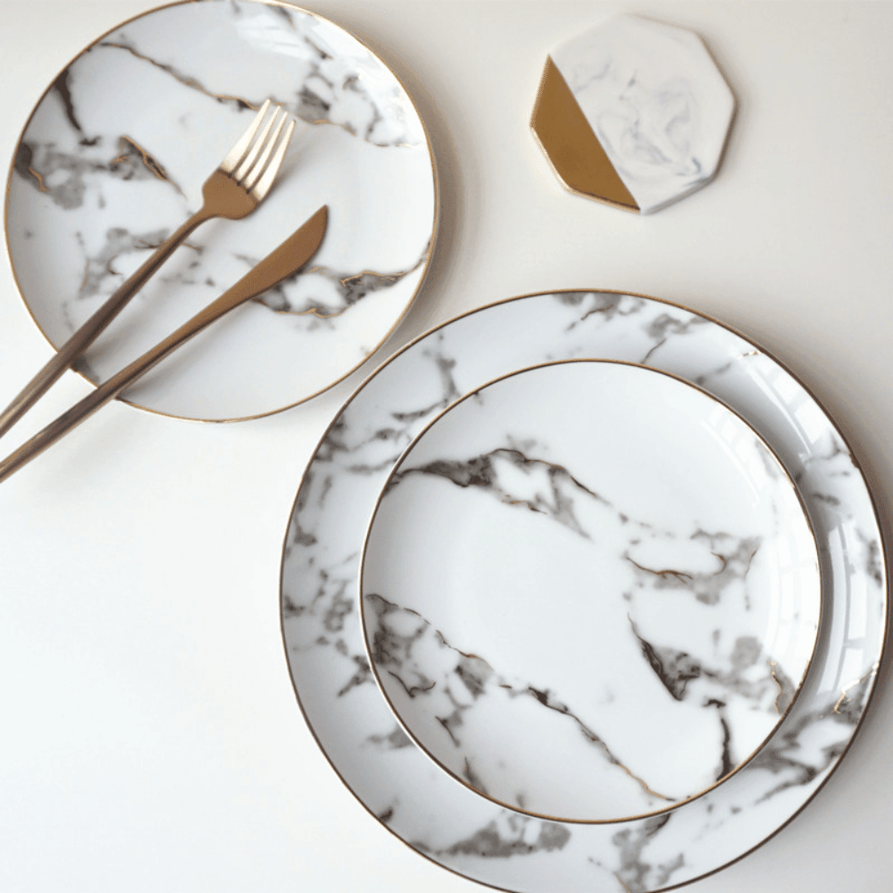 Aron Melamine Dinner Plate Set