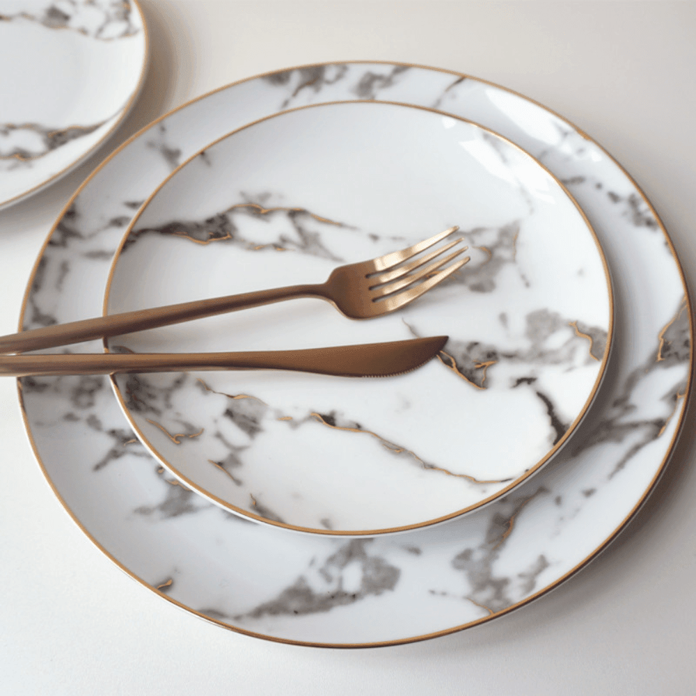 Aron Melamine Dinner Plate Set