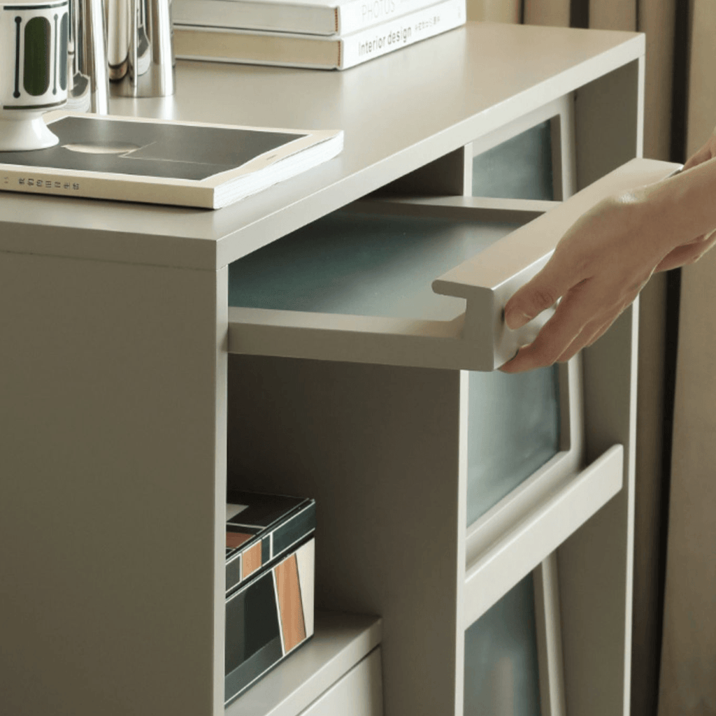 Attila Bookcase with Tilt Up Door