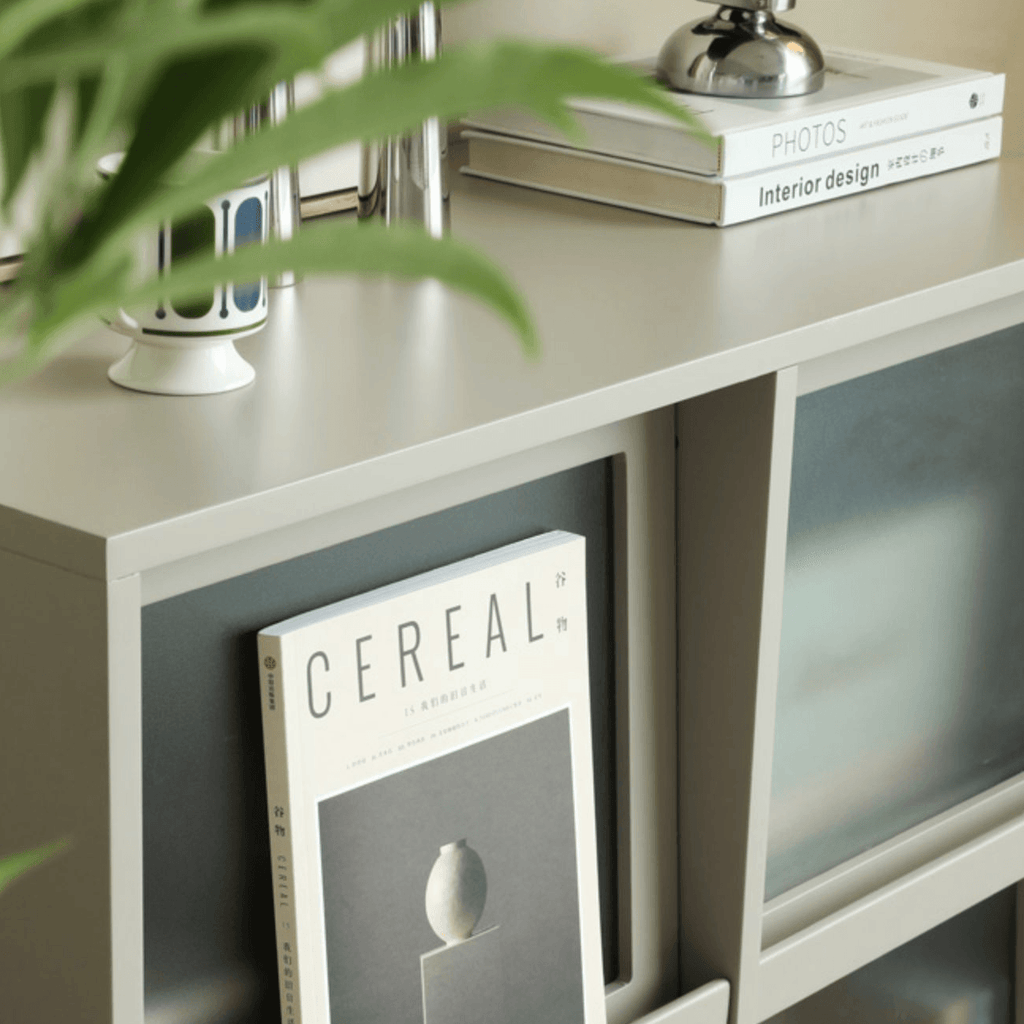 Attila Bookcase with Tilt Up Door