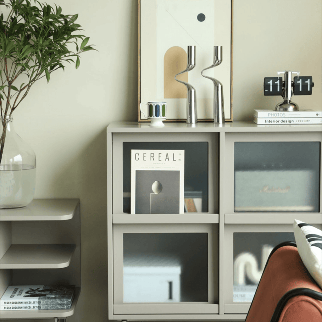 Attila Bookcase with Tilt Up Door