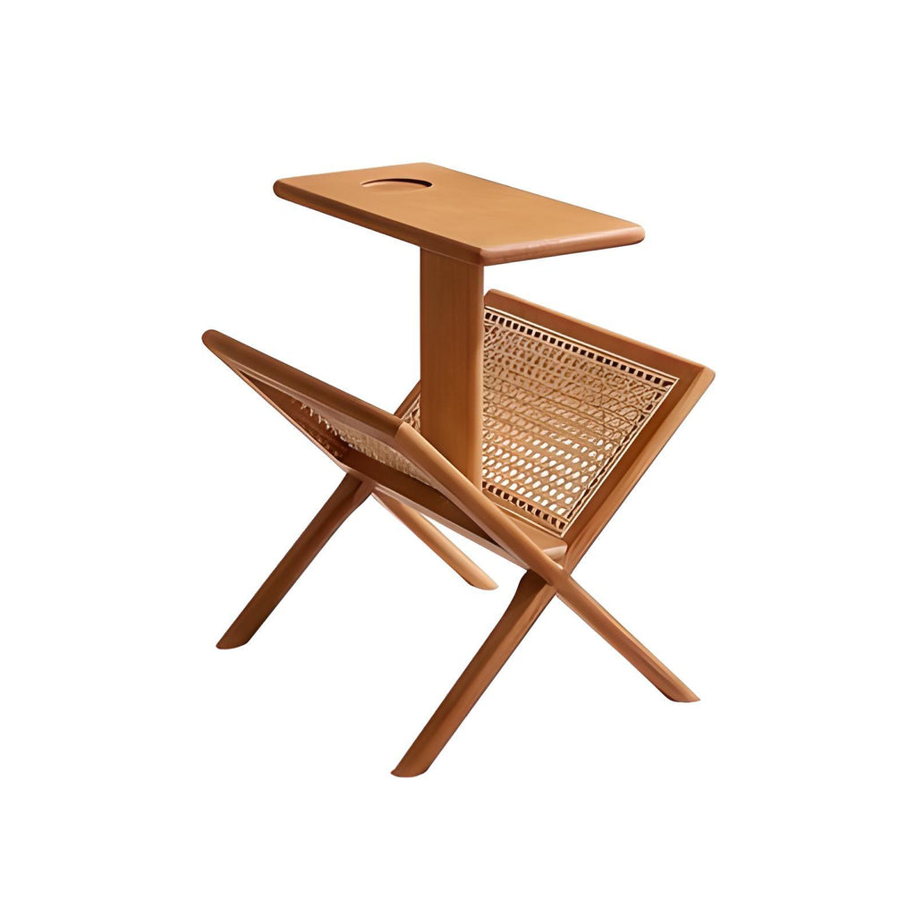 Ava End Table With Mini Bookcase