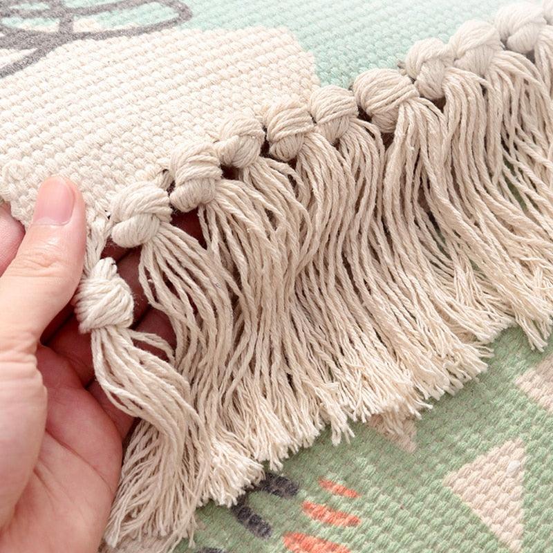 Bartalan Morning Greeting Tassel Area Rugs