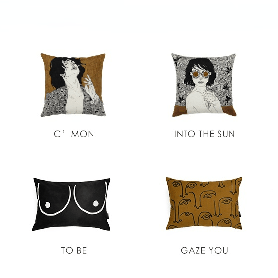 Bela illustration Pillow Cover & Insert