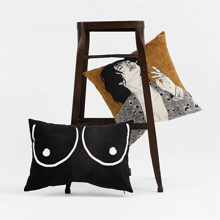 Bela illustration Pillow Cover & Insert