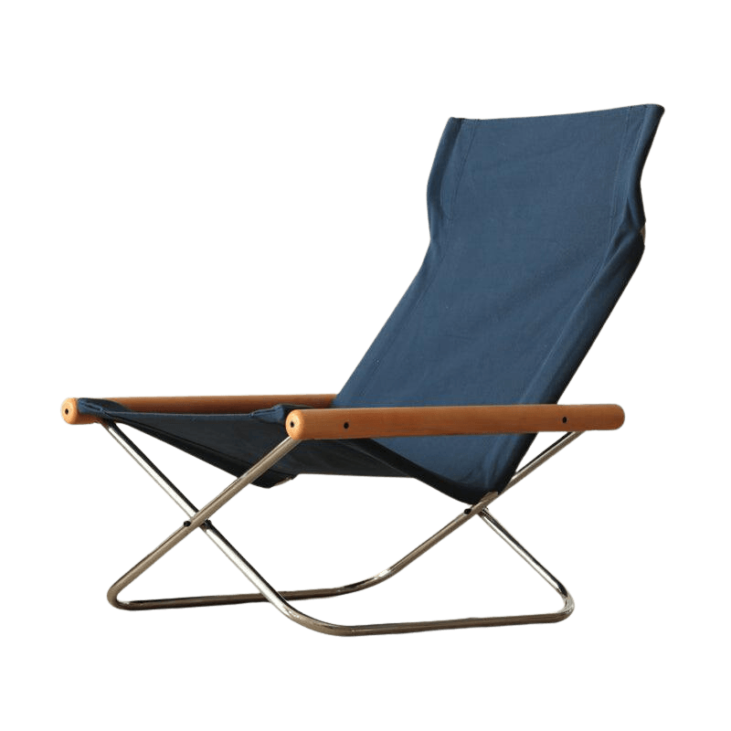 Belinda Canva Folding Lounger Chair