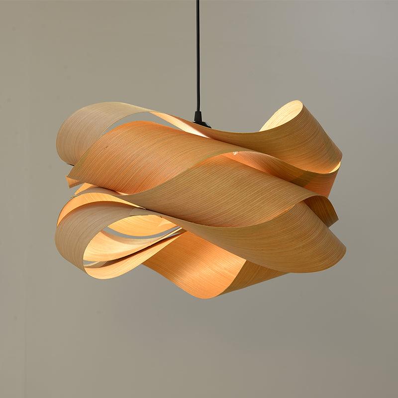 Bonita Pendant with Wood Accents