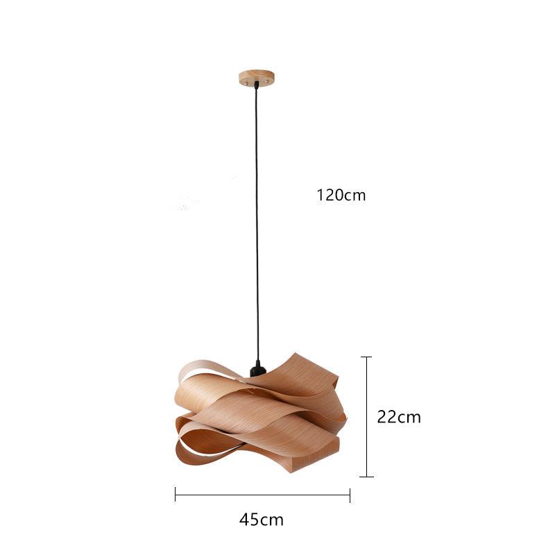 Bonita Pendant with Wood Accents