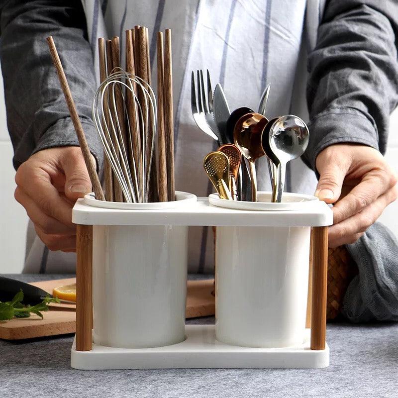 Ceramic Utensil Holder