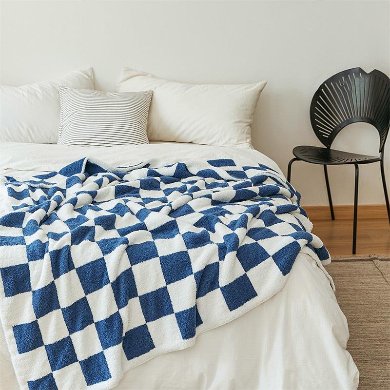Deborah Checkerboard Throw Blanket