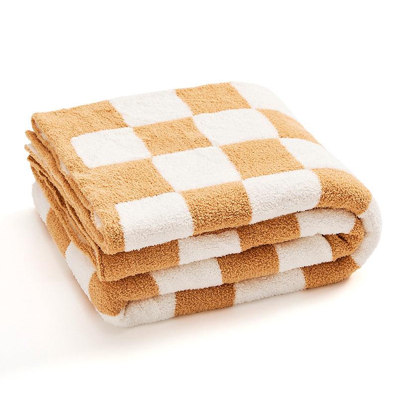Deborah Checkerboard Throw Blanket