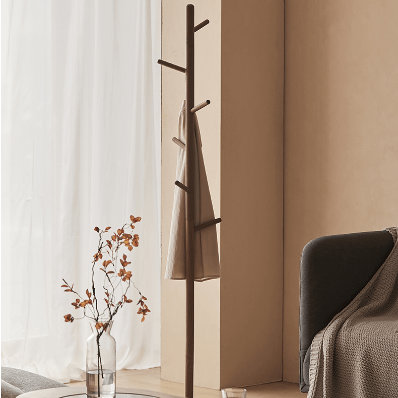 Dianna Freestanding Wood Coat Rack