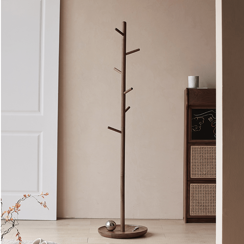 Dianna Freestanding Wood Coat Rack