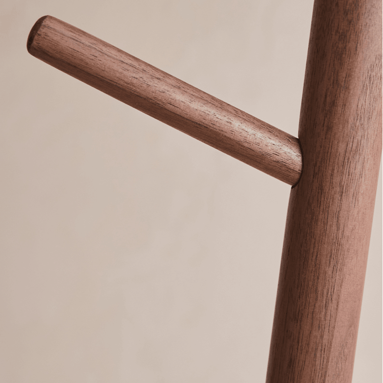 Dianna Freestanding Wood Coat Rack