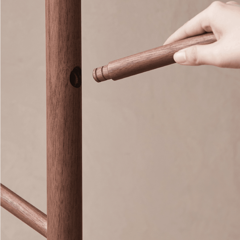 Dianna Freestanding Wood Coat Rack