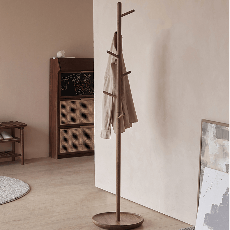Dianna Freestanding Wood Coat Rack