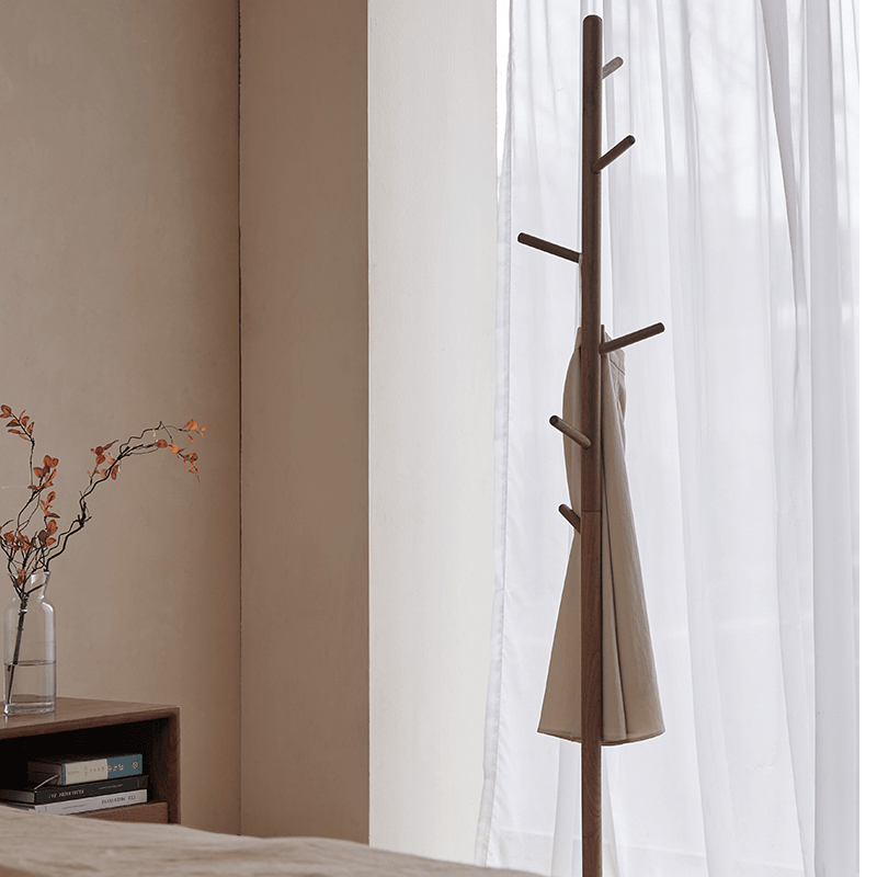 Dianna Freestanding Wood Coat Rack