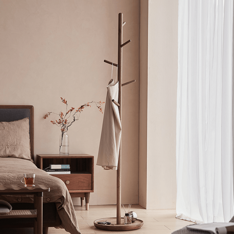 Dianna Freestanding Wood Coat Rack