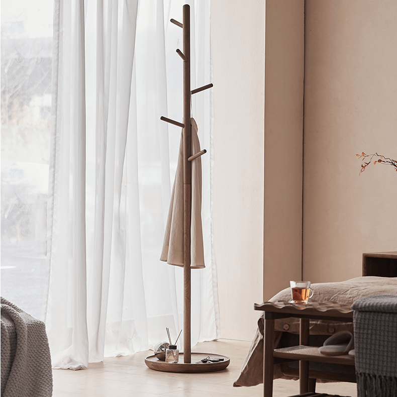 Dianna Freestanding Wood Coat Rack