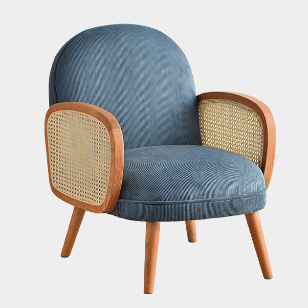 Ela Rattan Arm Lounge Chair