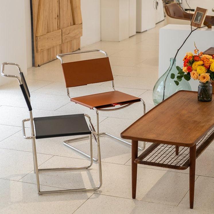 Ella Leather Side Chair