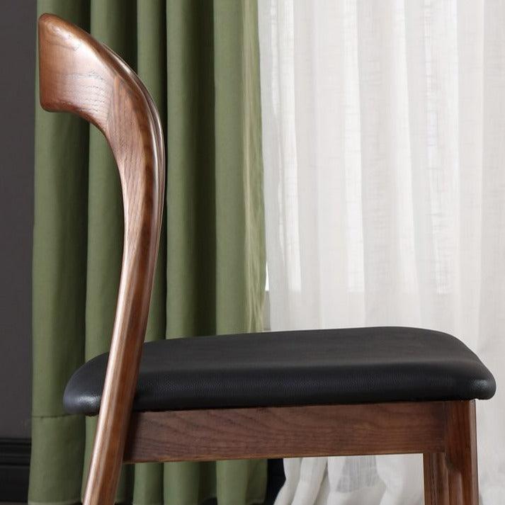 Emil Solid Wood Pedestal Dining Chair