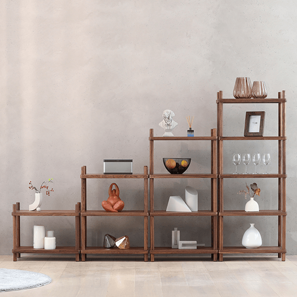 Erika Solid Wood Bookcase