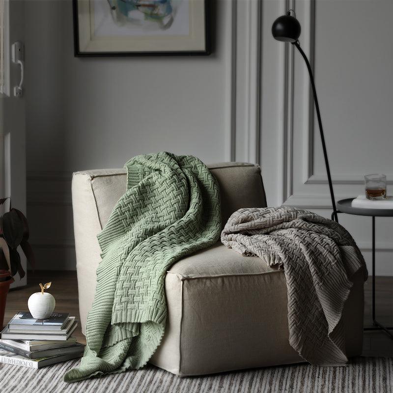 Evelyn Textured Blanket
