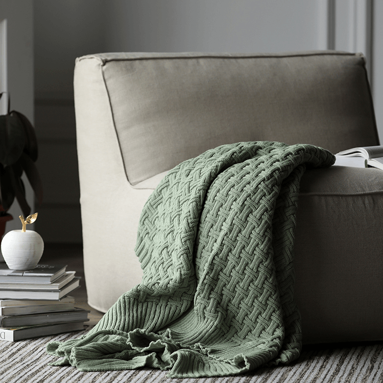 Evelyn Textured Blanket