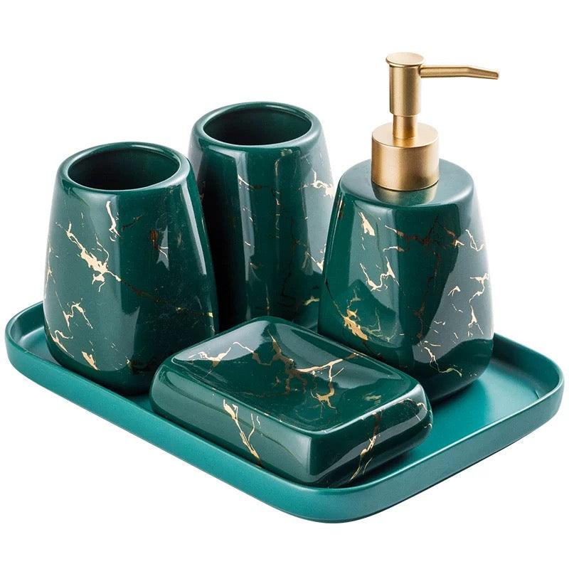 Farkas 5 Pieces Bathroom Accessory Set