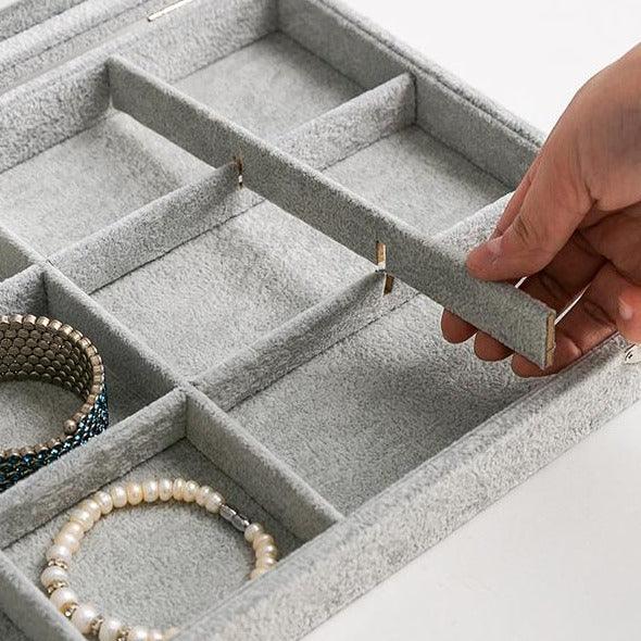 Faux Glass Top Jewelry Box