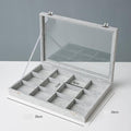 Faux Glass Top Jewelry Box
