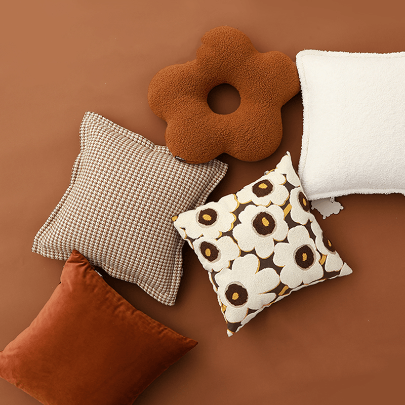 Flowers Throw Pillow Cover & Insert