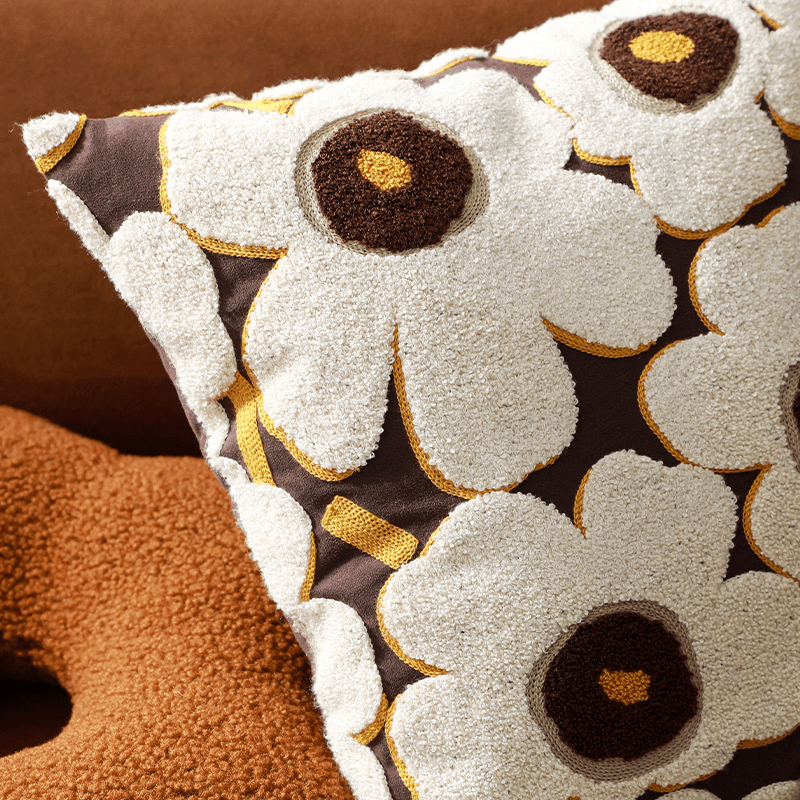 Flowers Throw Pillow Cover & Insert