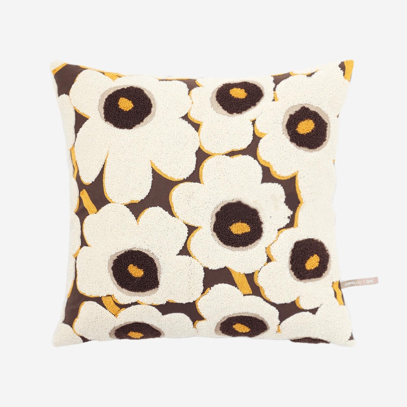 Flowers Throw Pillow Cover & Insert
