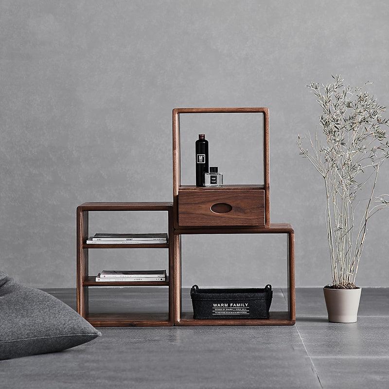 Ganna Free Transformation Bookcase/Side Table