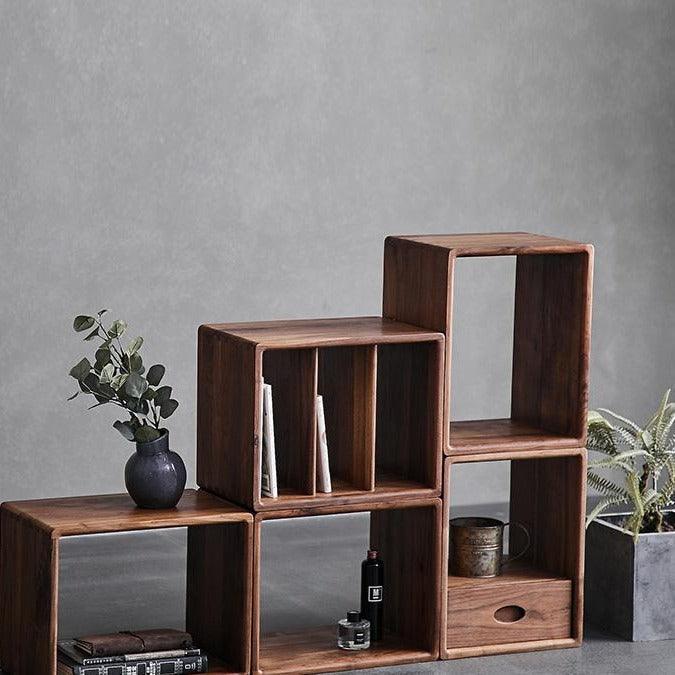 Ganna Free Transformation Bookcase/Side Table